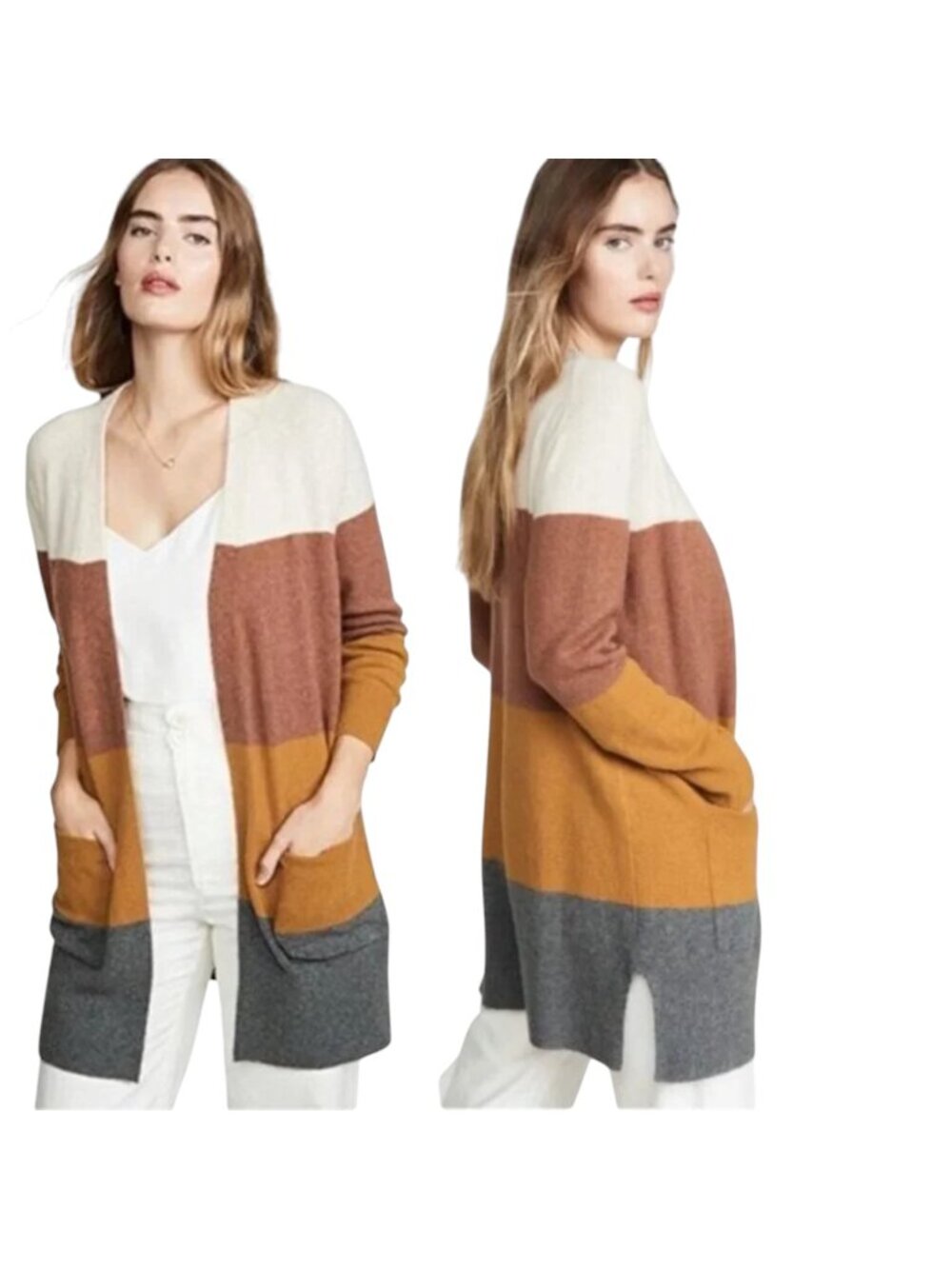 Madewell Kent Wool Alpaca Blend Long Sleeve Open Front Cardigan